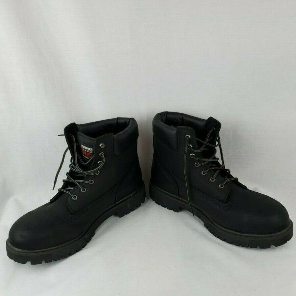 Timberland Pro Series Direct Attach Black Leather - Picture 3 of 8